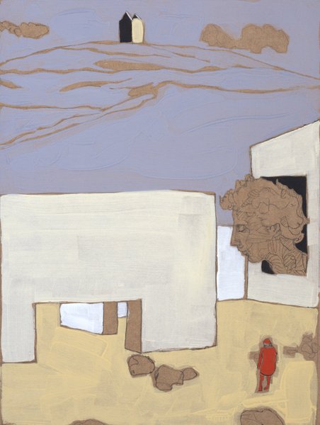 Dédale I - 30x40 - tempera